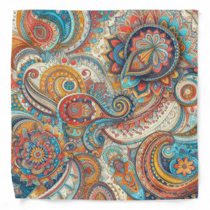 Bohemian Paisley no 10 Bandana