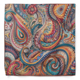 Bohemian Paisley no 7 Bandana