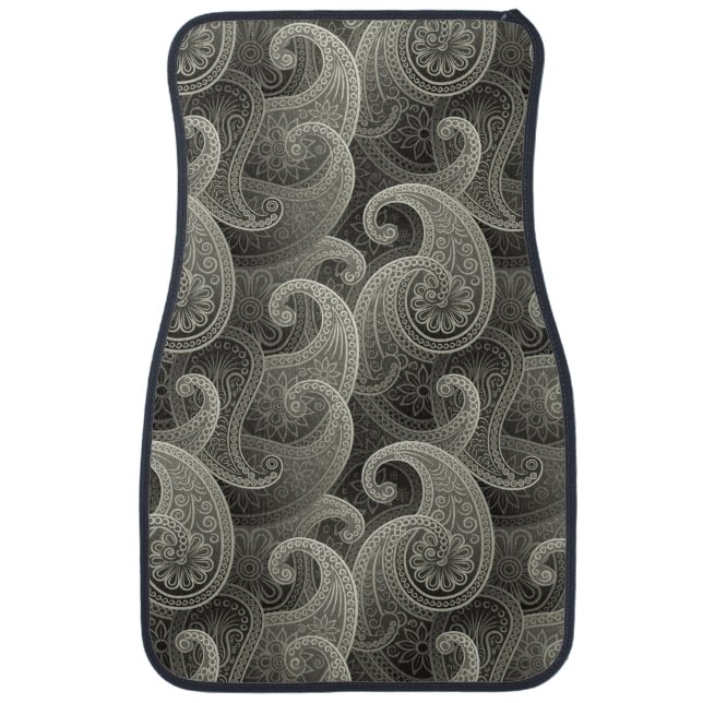 Bohemian Paisley Timeless Pattern Car Mat (Front)