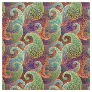 Bohemian Paisley Timeless Pattern Fabric