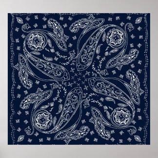 Bohemian Paisley Vintage Print