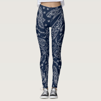 Bohemian Paisley Vintage Print Leggings
