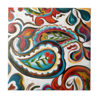 BOHEMIAN PATTERN ARTWORK CERAMIC TILE