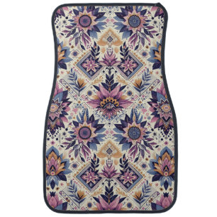 Bohemian Print Car Floor Mat