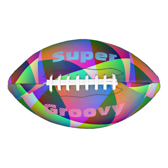Bohemian Psychedelic Hippie Rainbow football (Front)