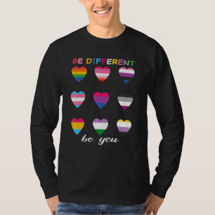 Bohemian Rainbow Be Different Be You Lbgtq Pride G T-Shirt