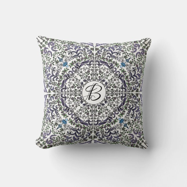 Bohemian rhapsody throw pillow (Front)