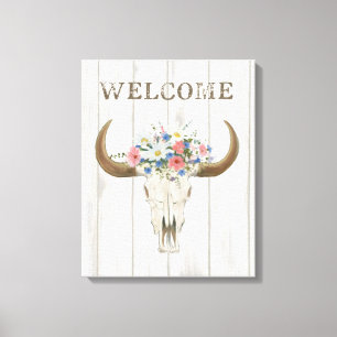 Bohemian Rising II Welcome Canvas Print