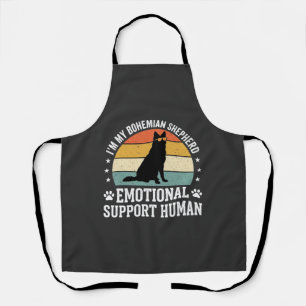 Bohemian Shepherd Emotional Support Human Dog Apron