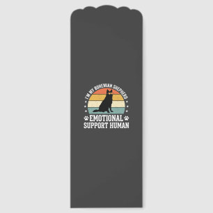 Bohemian Shepherd Emotional Support Human Dog Bookmarks