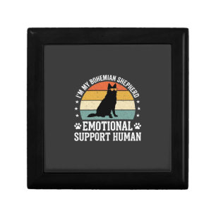 Bohemian Shepherd Emotional Support Human Dog Gift Box