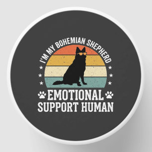 Bohemian Shepherd Emotional Support Human Dog Mini Candle Favors