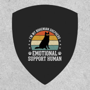 Bohemian Shepherd Emotional Support Human Dog Patch