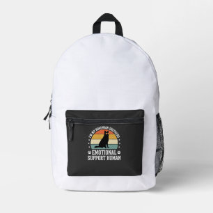 Bohemian Shepherd Emotional Support Human Dog Printed Backpack