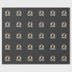 Bohemian Shepherd Emotional Support Human Dog Wrapping Paper