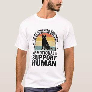 Bohemian Shepherd Emotional Support Human Vintage  T-Shirt