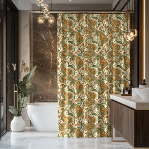 Bohemian Shower Curtain Gift for Grandpa’s Bath