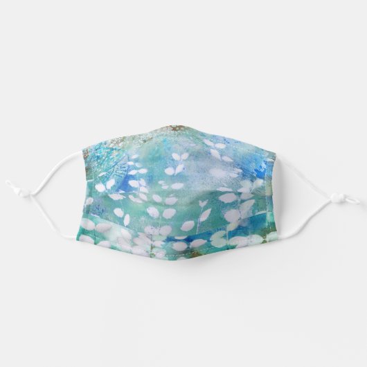 Bohemian Skies Adult Cloth Face Mask (Front, Unfolded)