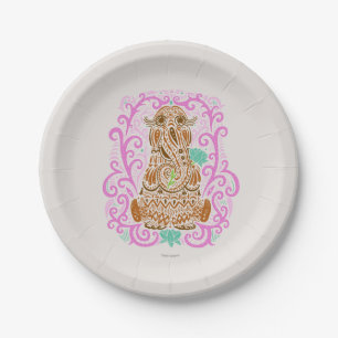 Bohemian Snuffleupagus Paper Plates