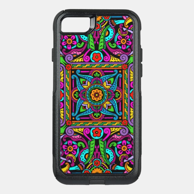 Bohemian Stained Glass Style Otterbox iPhone Case (Back)