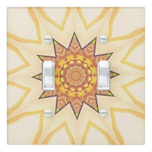Bohemian Star of the Desert Light Switch Cover