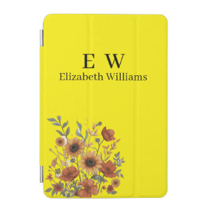Bohemian Style Floral Sunflower iPad Smart Cover