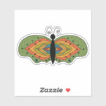Bohemian Style Green Butterfly Sticker