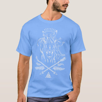 Bohemian Style Horse family T-Shirt