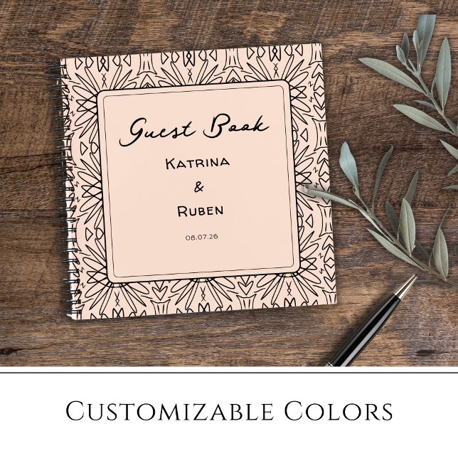 Bohemian Style Tribal Pattern Spiral Notebook (Creator Uploaded)