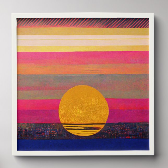 "Bohemian Sunset: Vibrant Peel-and-Stick Tile" Peel And Stick Photo Tile (Front Set)