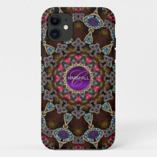 Bohemian Tapestry Art Monogram CaseMate iPhone 11 Case