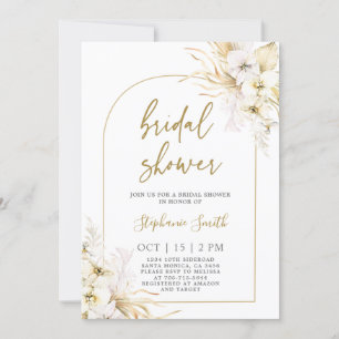 Bohemian Tropics Bridal Shower Invitation