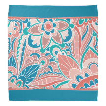 Bohemian, TurquoiseSpring Peach and Teal