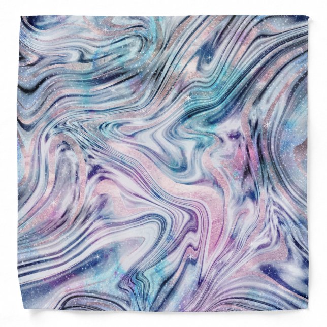 Bohemian Unicorn Marble Dream #1 #pastel Bandana (Front)