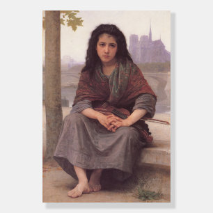 BOHEMIAN VIOLIN ITALIAN GIRL BY BOUGUEREAU FOAM BOARD