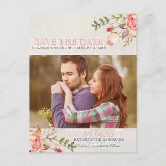 Bohemian Watercolor Skull Save the Date