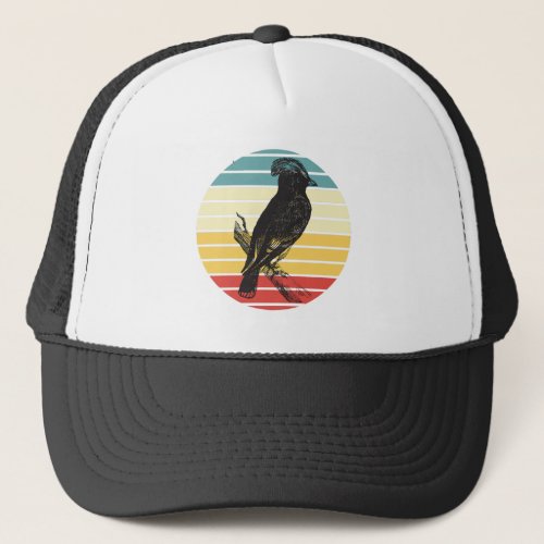 Bohemian Waxwing Hat Bohemian Waxwing Gift Trucker Hat