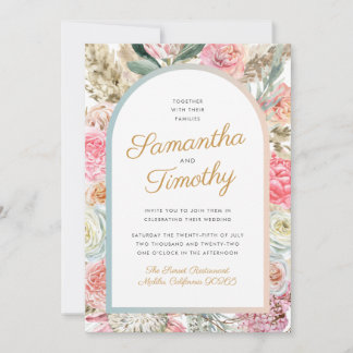 Bohemian Wedding Invitation