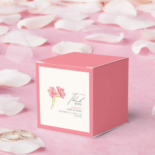 Bohemian Wildflower Floral Baby shower Favor Boxes