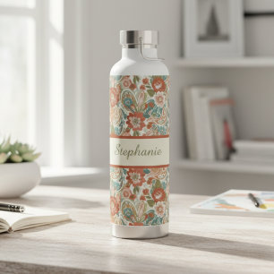 Bohemian Wildflower Garden  Water Bottle