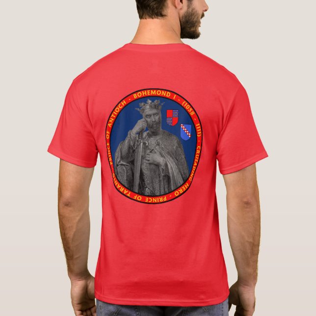 Bohemond I First Crusader Portrait Seal Shirt (Back)