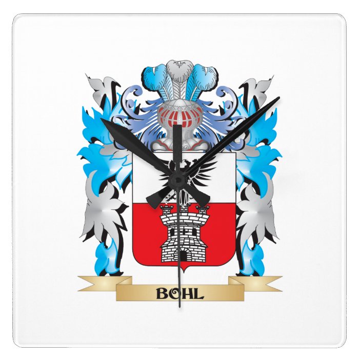 Bohl Coat of Arms Clocks