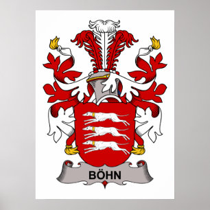 Bohn Family Crest Poster