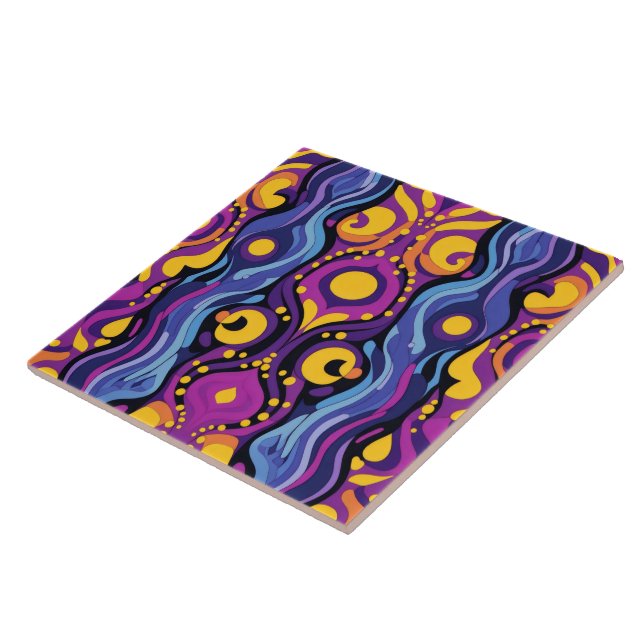 Boho09 Ceramic Tile (Side)
