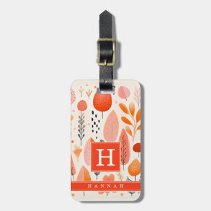 Boho Abstract Art Luggage Tag