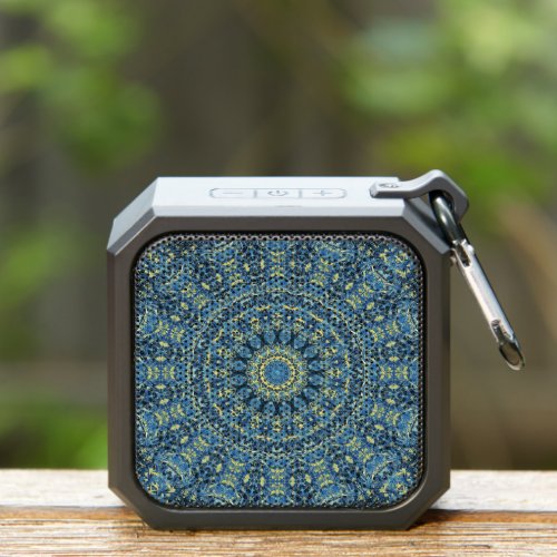 Boho Abstract Groovy Van Gogh Starry Night Mandala Bluetooth Speaker