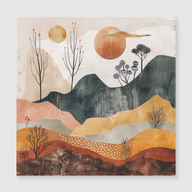 Boho Abstract Landscape (15) (Front)