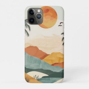 Boho Abstract Landscape (16) iPhone 11 Pro Case