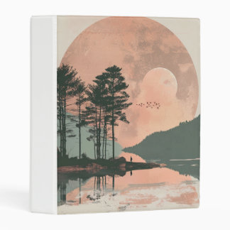 Boho Abstract Landscape (1) Mini Binder