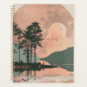 Boho Abstract Landscape (1) Planner